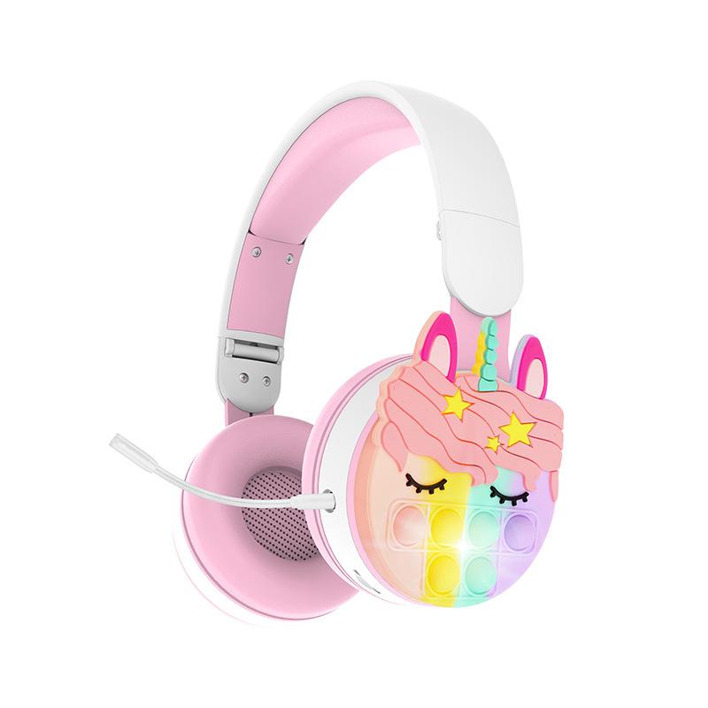 Tai nghe bluetooth hoạt hình với tai nghe nhẹ cho trẻ em