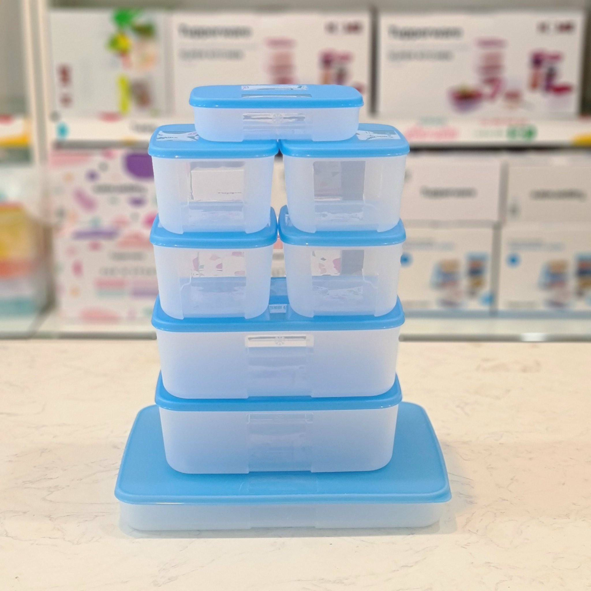 Bộ hộp trữ đông Tupperware jumbo 8