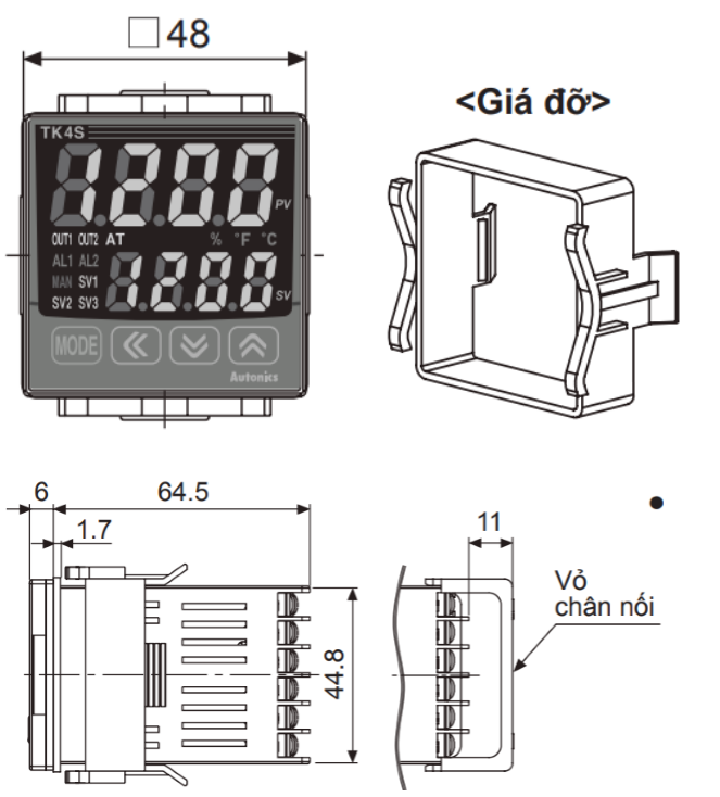 ĐỒNG HỒ NHIỆT ĐỘ TK4S-B4CR