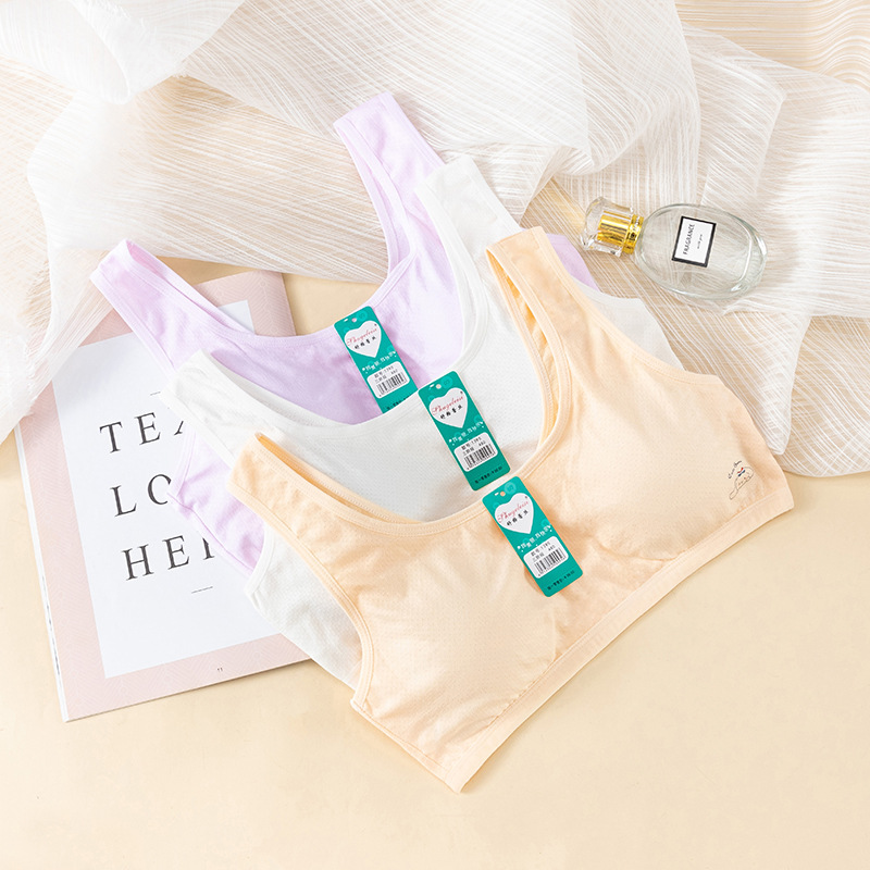 Áo Bra Cotton Mút Liền Dành Cho Học Sinh 1395 – Êm Mềm, Thoáng Khí, Nâng Đỡ Tự Nhiên