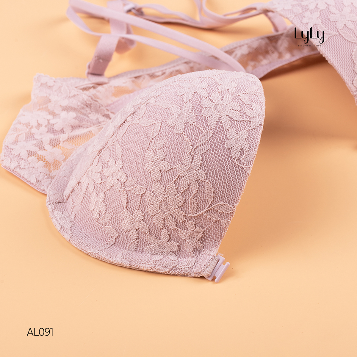 Áo ngực nữ khuy cài trước cao cấp nâng ngực tạo khe quyến rũ Lylylorem AL091
