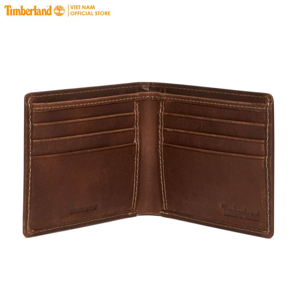 [Original] Timberland Ví Da Nam D99704 Crazy Horse Billfold Brown TB0A2MNF22