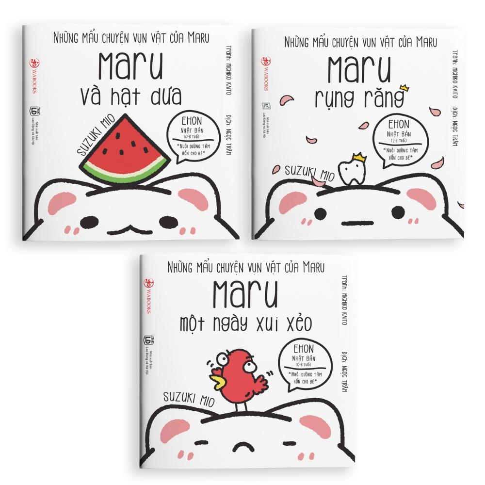 Bộ 3 cuốn ehon Maru lớn rồi - dành cho trẻ từ 2 tuổi - Bản Quyền