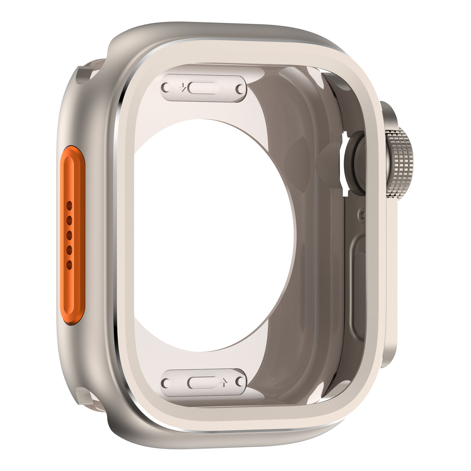 Ốp Case Kim Loại Style AW Ultra cho Apple Watch Series 10 Size 46mm - Hàng Chính Hãng