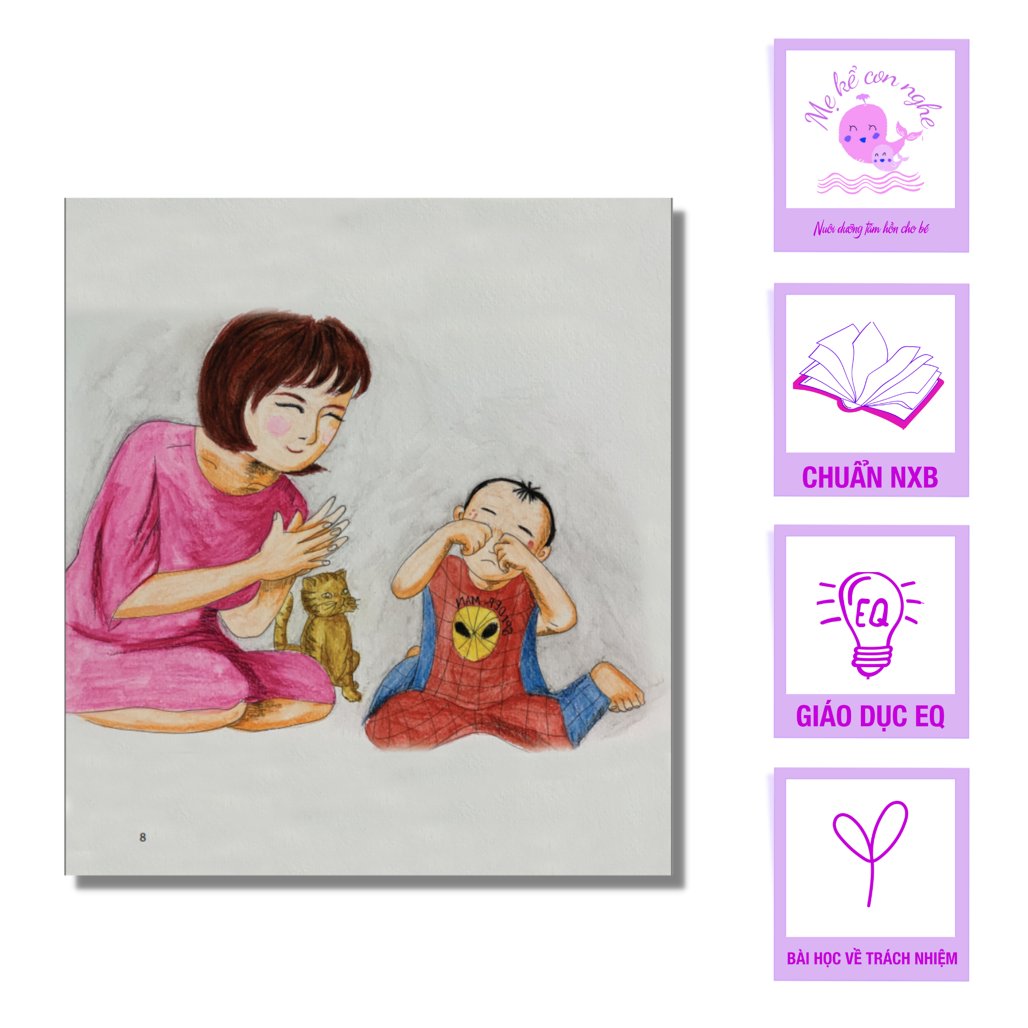 Truyện Ehon giáo dục EQ "Xin lỗi bạn ghế"