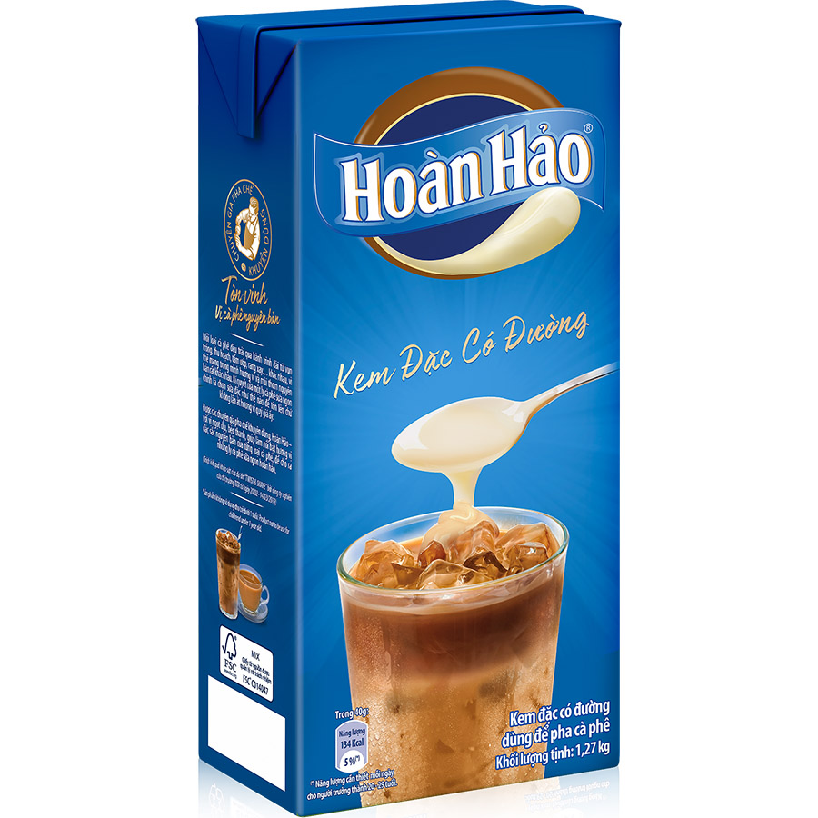 Thùng Kem Đặc Có Đường Hoàn Hảo (12 Hộp x 1.27kg)