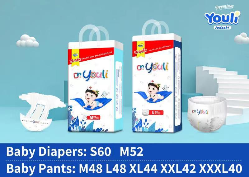 TÃ DÁN DR.YOULI CHĂM SÓC CHUẨN Y TẾ SIZE S60/M52