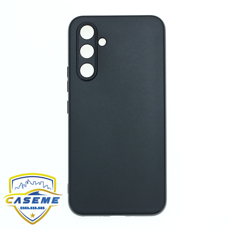 Ốp lưng silicon dành cho Samsung Galaxy A14 5G, A24 4G, A34 5G, A54 5G dẻo silicon màu đen cao cấp