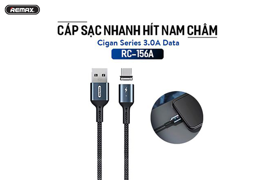 Cáp Sạc Nhanh Chống Rối REMAX RC-156- Hàng Chính Hãng