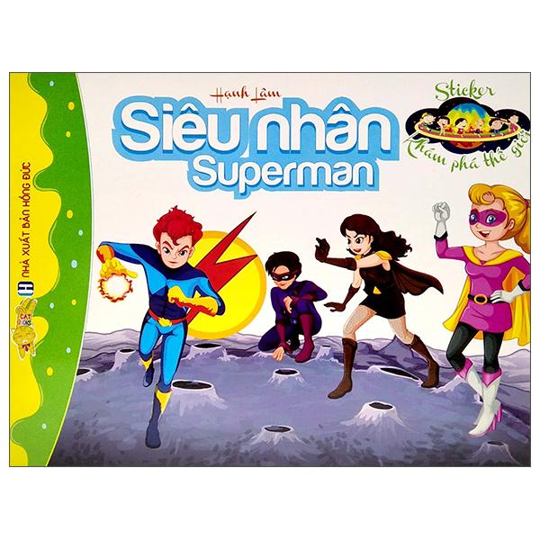 Sticker Khám Phá Thế Giới - Siêu Nhân Supperman
