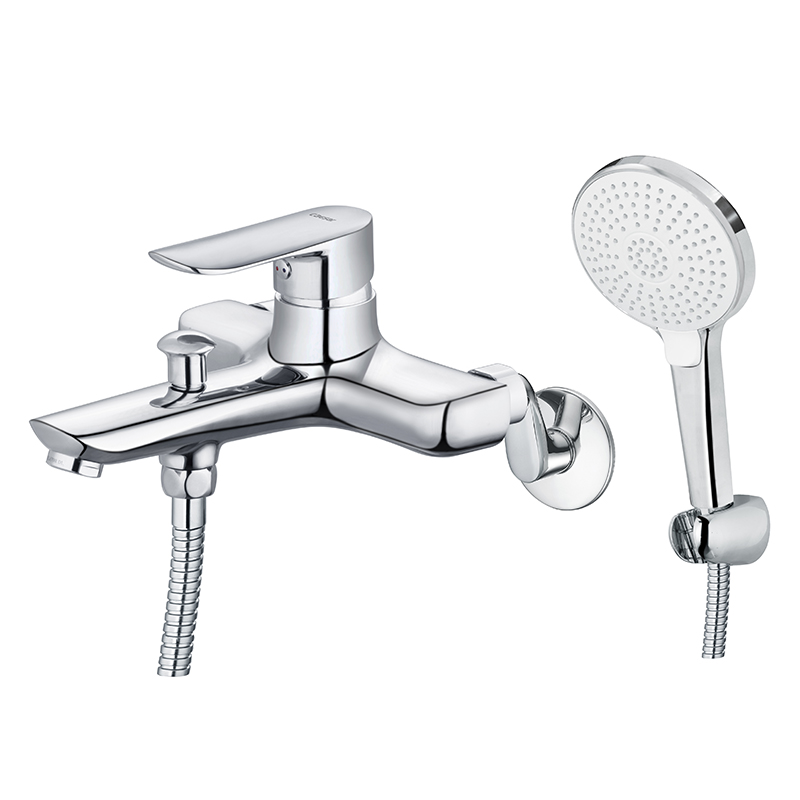 Vòi sen tắm nóng lạnh gắn tường tay sen ba chế độ Caesar S733C-1