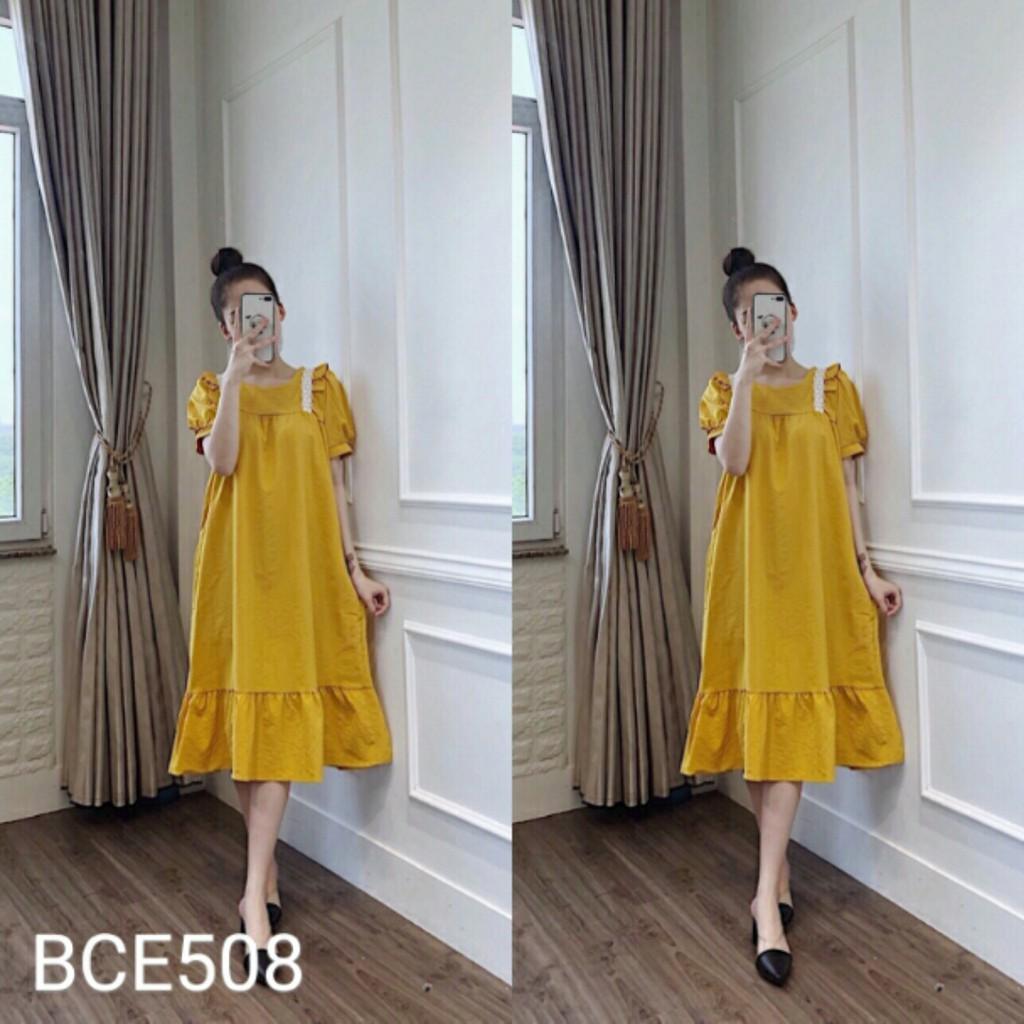 VÁY BẦU ĐẸP CÔNG SỞ DÁNG DÀI KE95