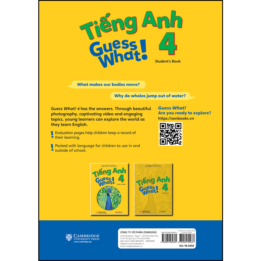 Sách Giáo Khoa Tiếng Anh 4 Guess What ! (Student's Book)