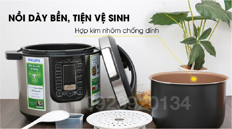 Nồi áp suất điện  Philips HD2137 - Hàng chính hãng