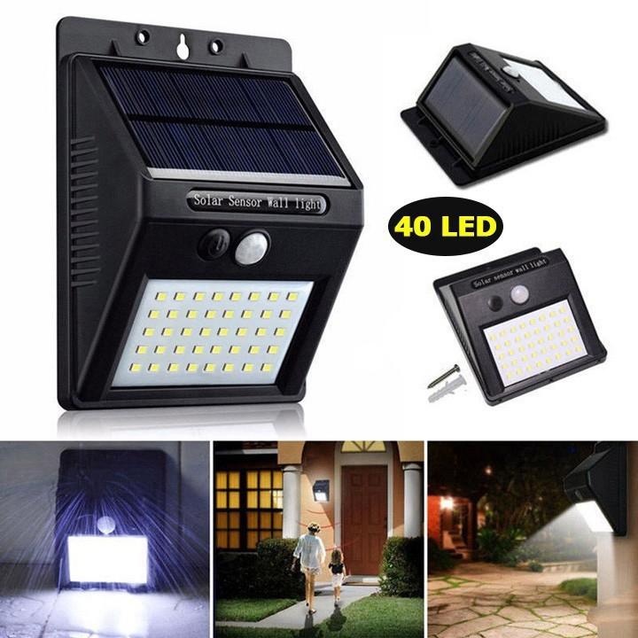 Đèn LED Năng Lượng Mặt Trời 30 led chế độ sáng Cảm Biến Cơ Thể Người