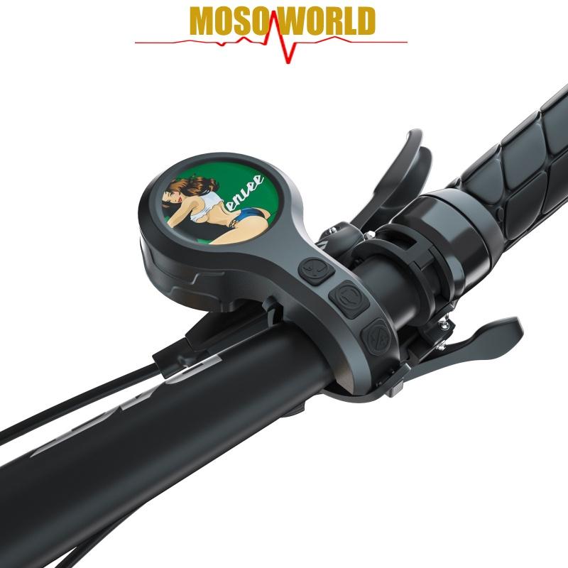 MOSOWORLD Còi Điện Tử Chống Trộm Tích Hợp Cổng Sạc USB Cho Xe Đạp MTB
