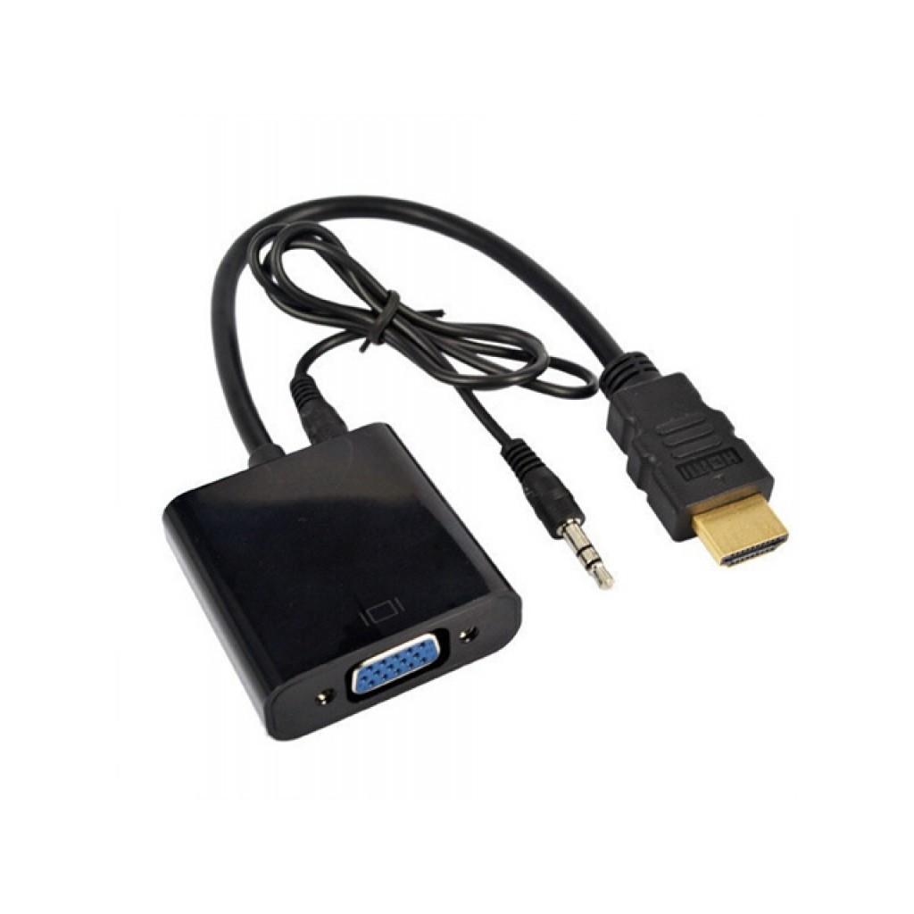 CÁP HDMI RA VGA CÓ JAD 3.5 AUDIO