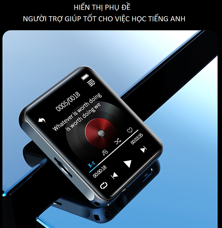 Máy Nghe Nhạc Cảm Ứng Ruizu M9 Có Bluetooth - Hàng Chính Hãng