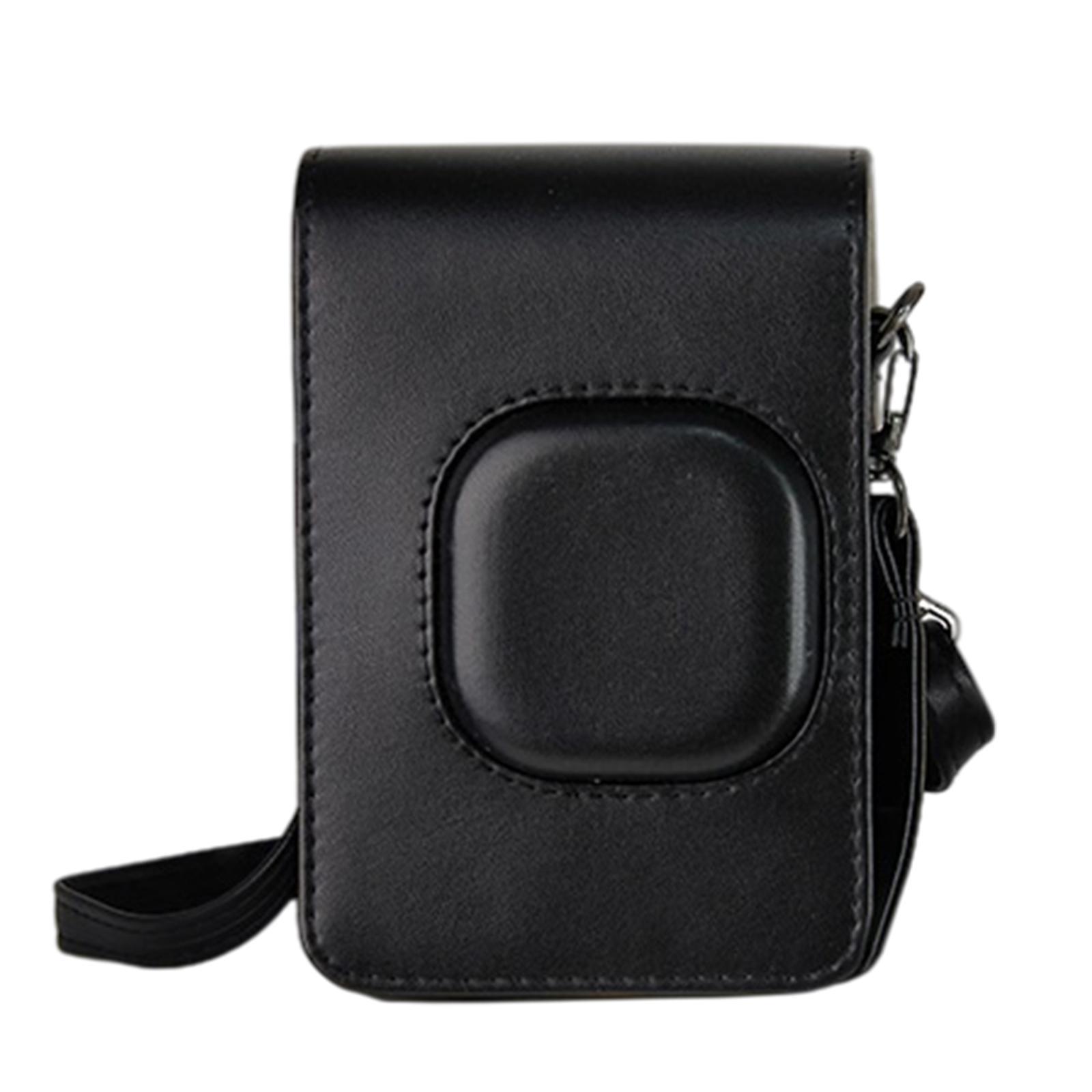 Instant Camera Case Bag  for Mini  with Detachable Strap White