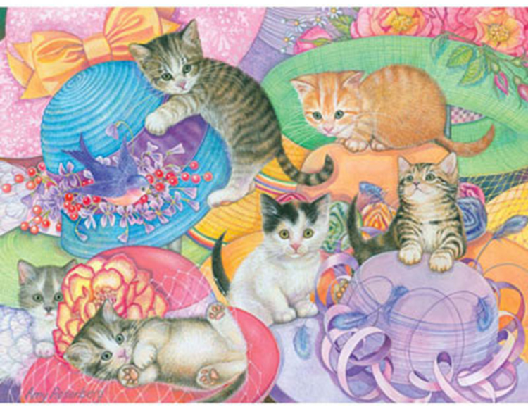 Bộ Tranh Ghép Xếp Hình 1000 Pcs Jigsaw Puzzle Tranh Ghép (75*50cm) Mèo Con Bản Đẹp Cao Cấp