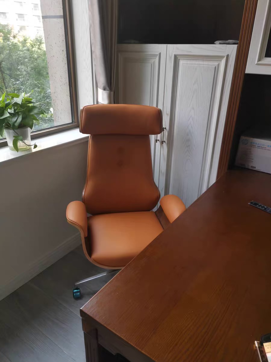 Ghế Giám Đốc Lưng Gỗ Nệm Da Cao Cấp Ngả Lưng Thư Giãn, Ghế Xoay Văn Phòng Cho Lãnh Đạo Doanh Nhân Khí Chất