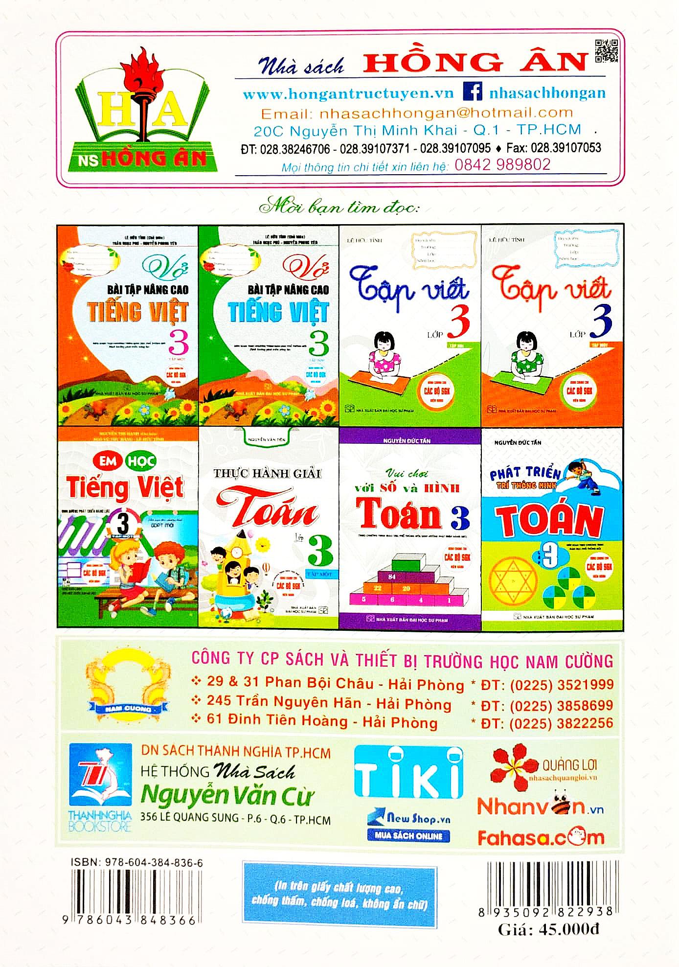 Vở Tập Viết Lớp 3 Toàn Tập