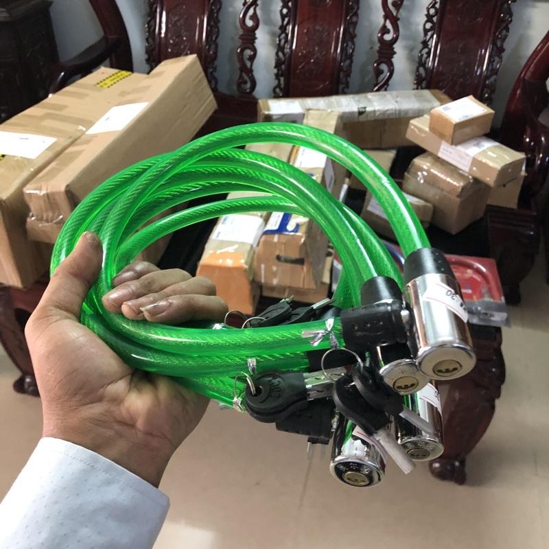 Khoá dây xe đạp chống trộm an toàn hàng nhập khẩu Đài Loan