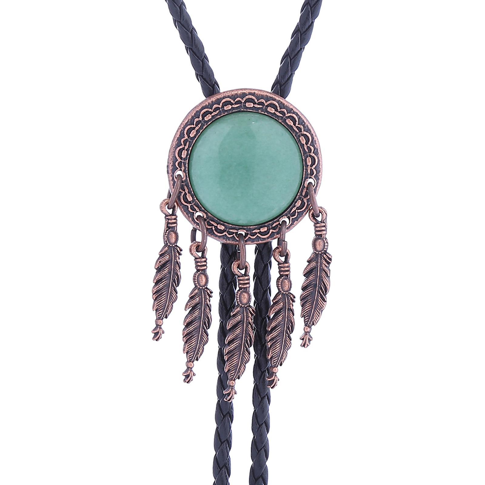 Alloy Bolo Tie Adjustable Retro Style Shirt Chain Cowboy Rodeo for Women