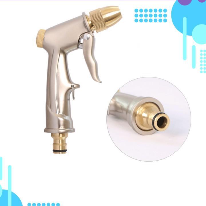 Bộ dây vòi xịt ️bơm nước phun sương️ , tăng áp 3 lần, loại 20m 206701-1 đầu đồng,cút,nối đen + đai