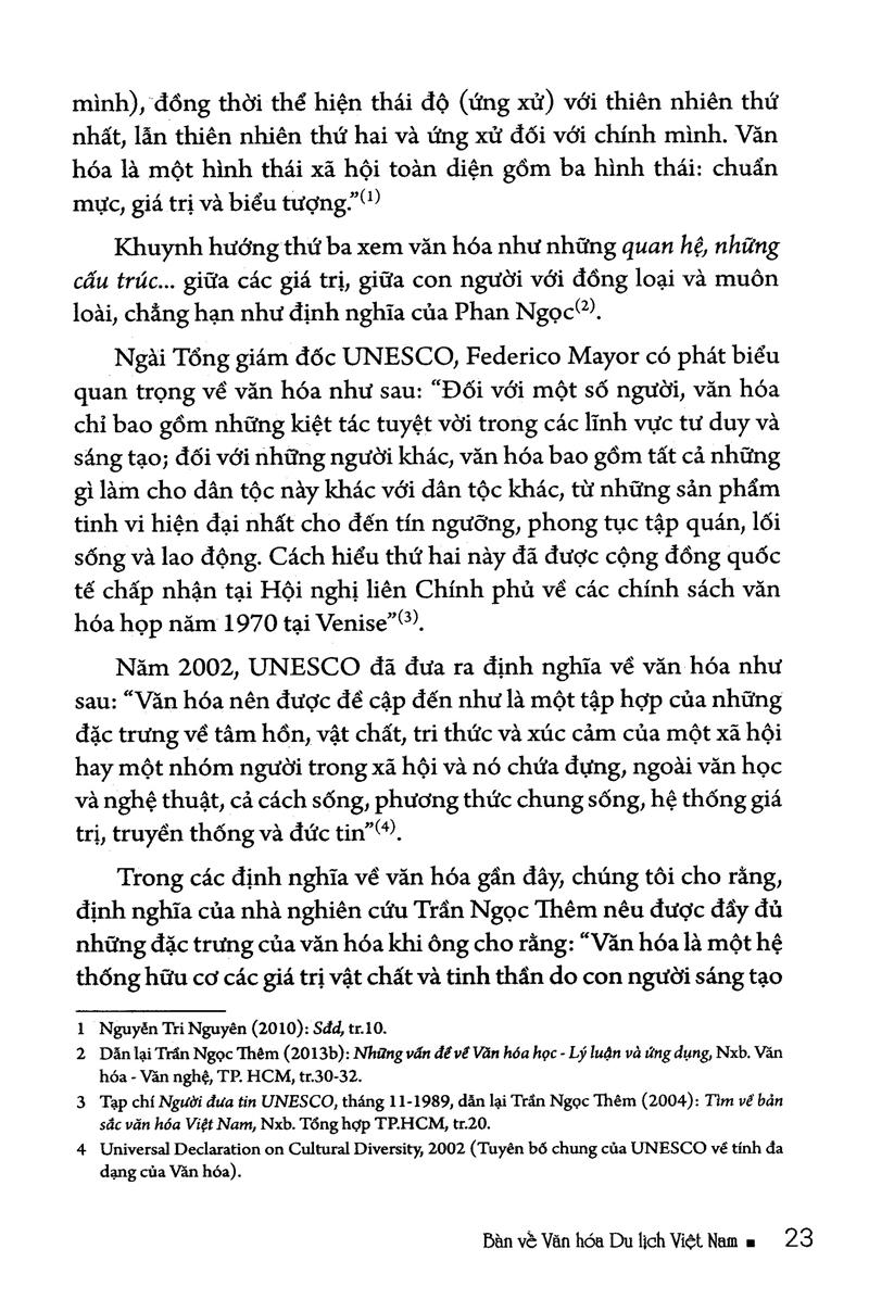 Bàn Về Văn hóa Du Lịch Việt Nam