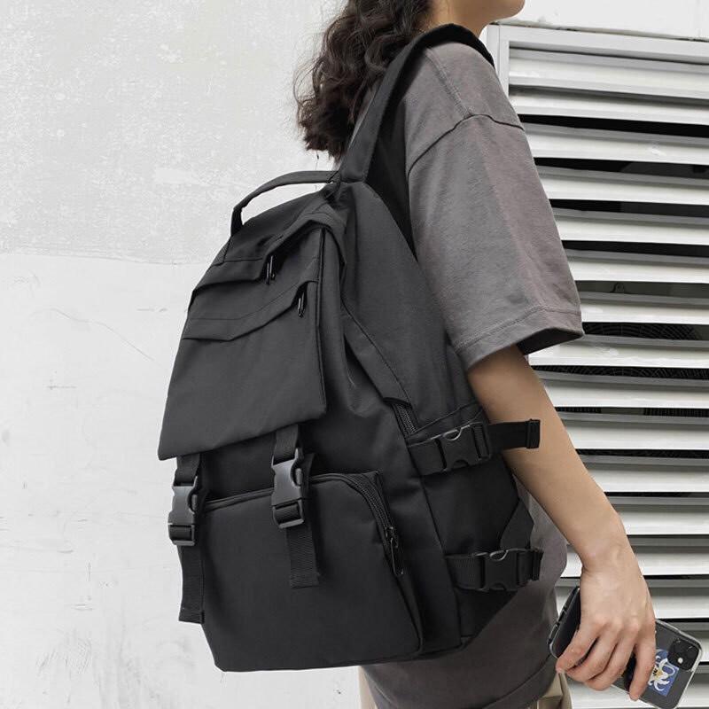 Balo ulzzang basic chống nước cho nam nữ học sinh đựng vừa latop