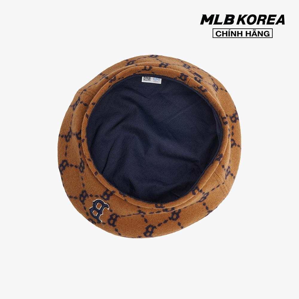 MLB - Nón beret thời trang Dia Monogram Wool 3ACB
