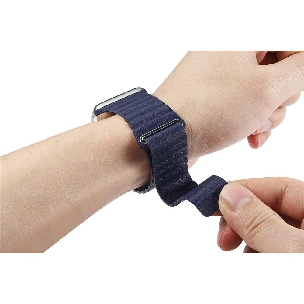 Dây đeo bằng da từ tính Loop cho đồng hồ thể thao Huami Amazfit Stratos 2