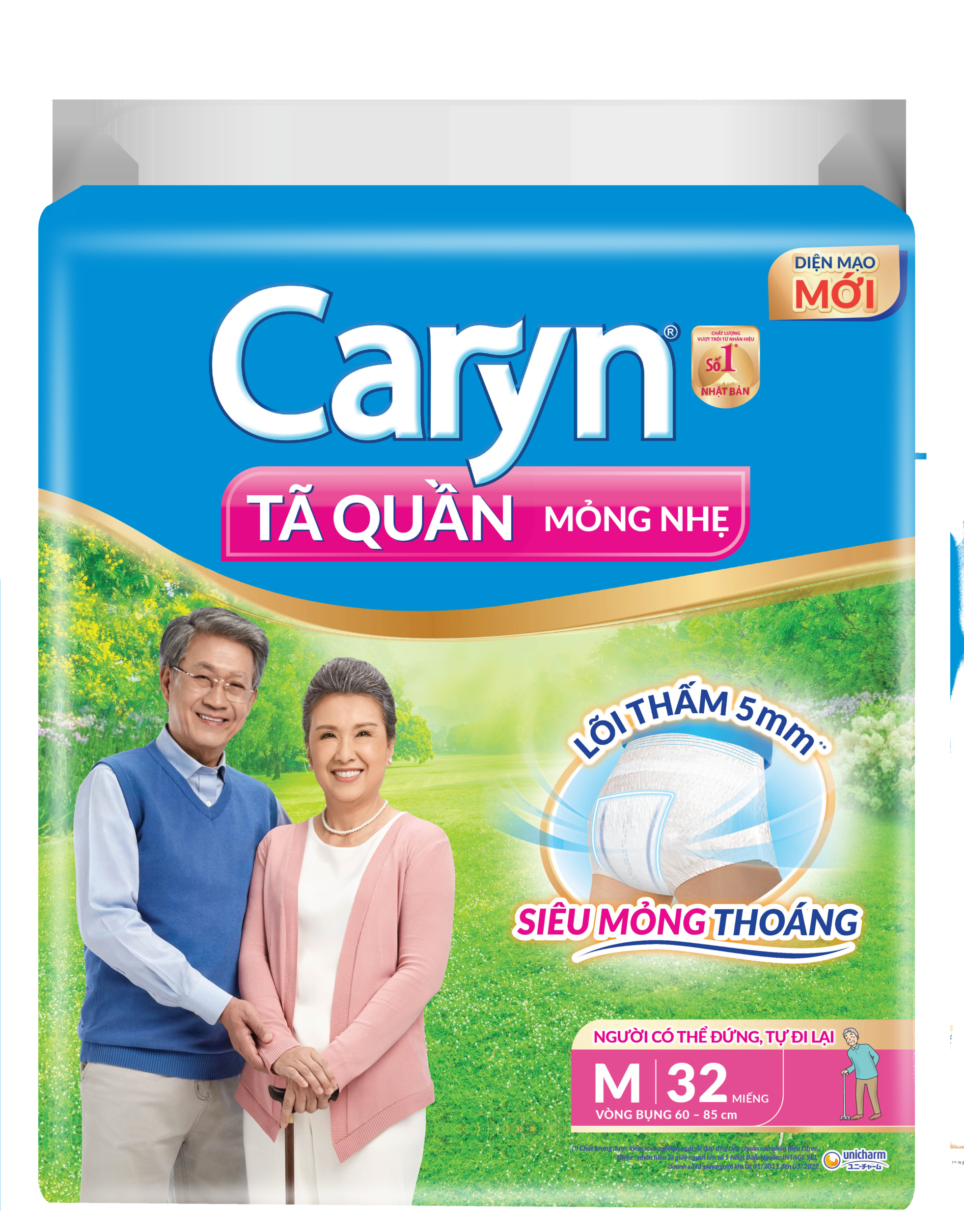 Tã Quần Caryn Loại Mỏng Nhẹ M32