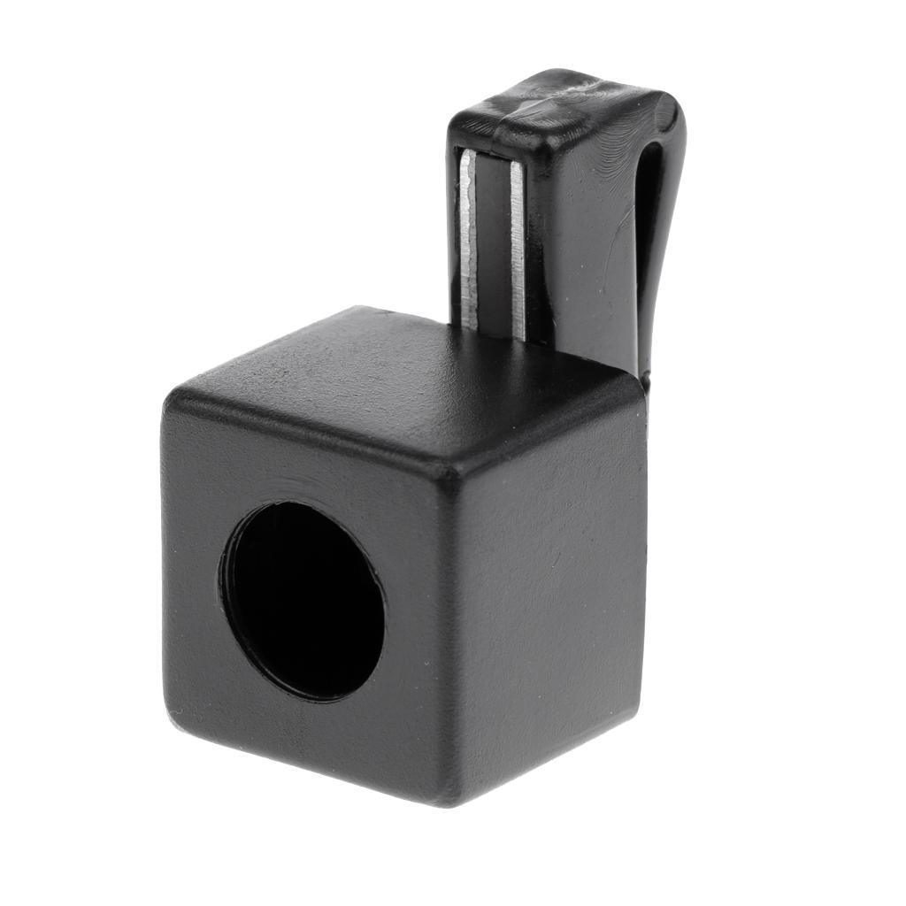 2 Pieces Billiards Accessories Magnetic Pool Cue Chalk Holder with Belt Clip