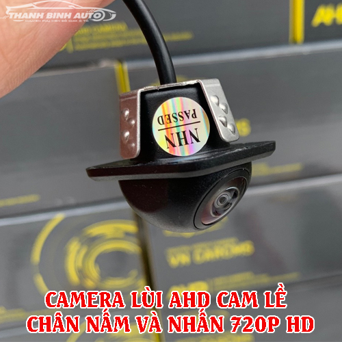 Camera lùi AHD cam lề, cạp lê, cập lề Chân Nấm và nhấn 720p HD Len Mắt Cá CHIP SONY Siêu Nét