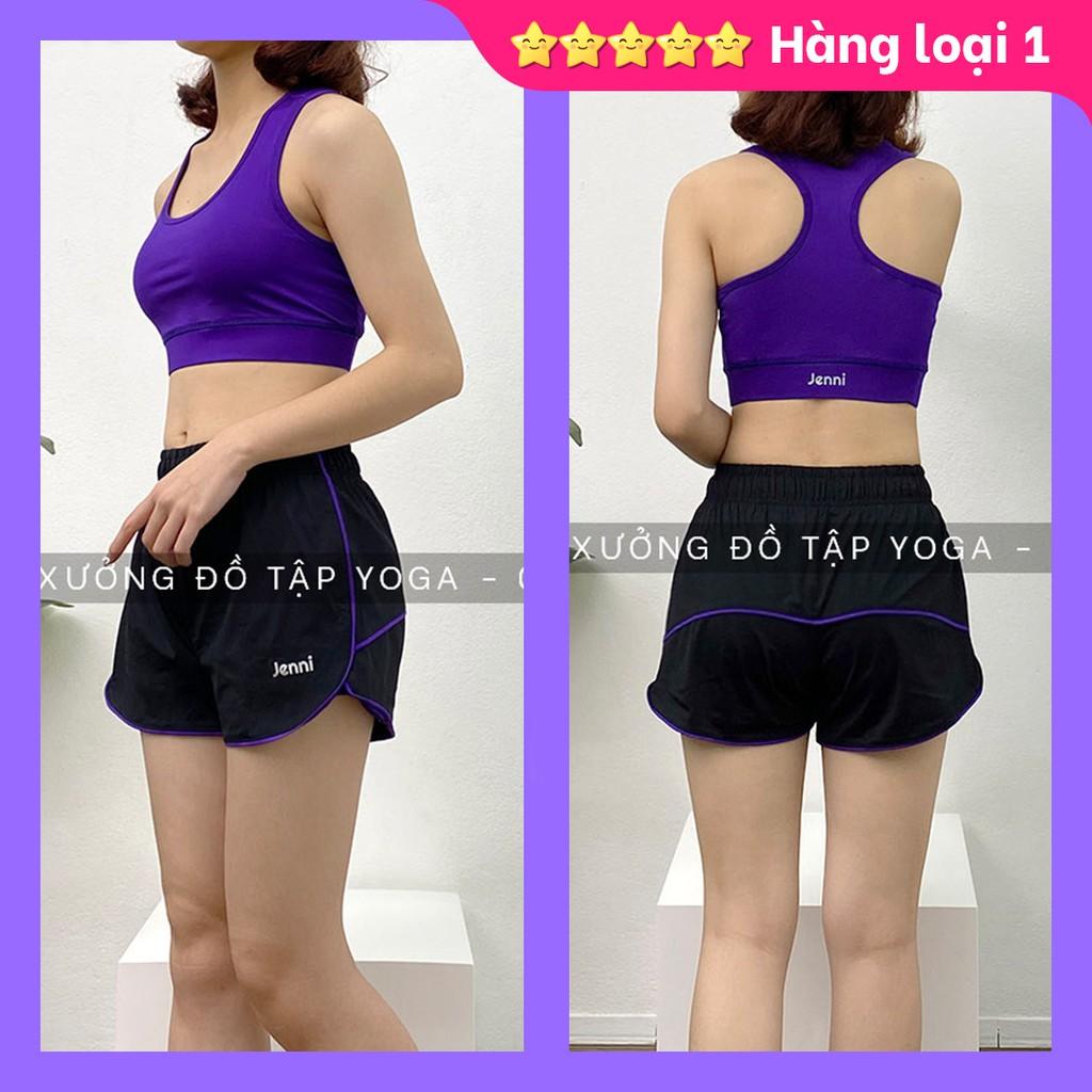 Cam kết ảnh thật 100% Quần đùi 2 lớp tập gym, yoga, aerobic - quần short tập aerobic