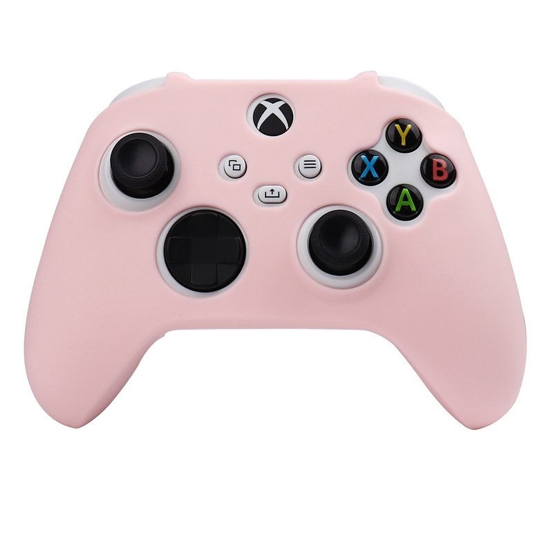 Vỏ bảo vệ silicon mềm màu hồng cho PS4/PS5/Xbox One S/Xbox Series S X/Switch Pro/Xbox360 Bộ điều khiển da GamePad Case Case