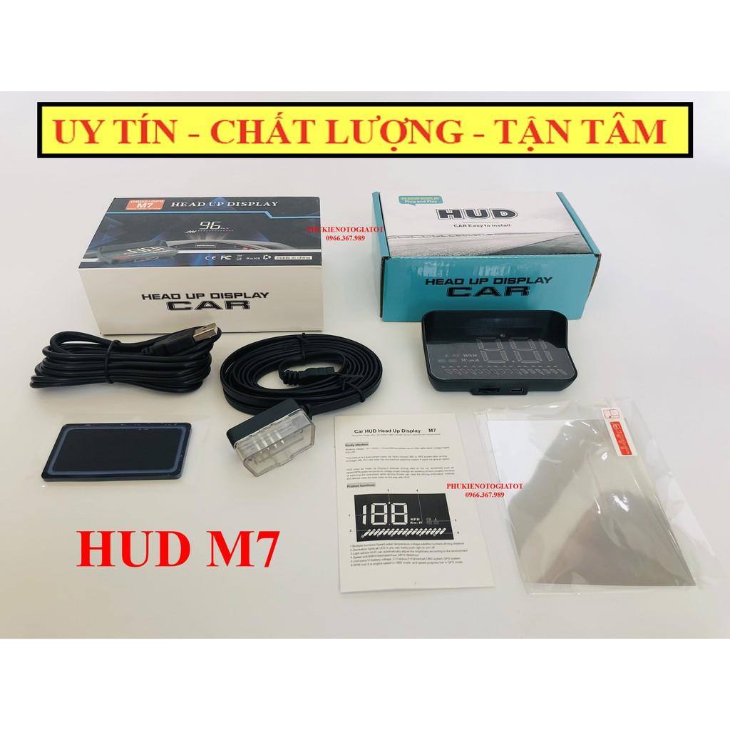 Màn hình HUD C500, M21, M7, C100 cảnh báo tiếng việt, hiển thị tốc độ trên kính lái ô tô