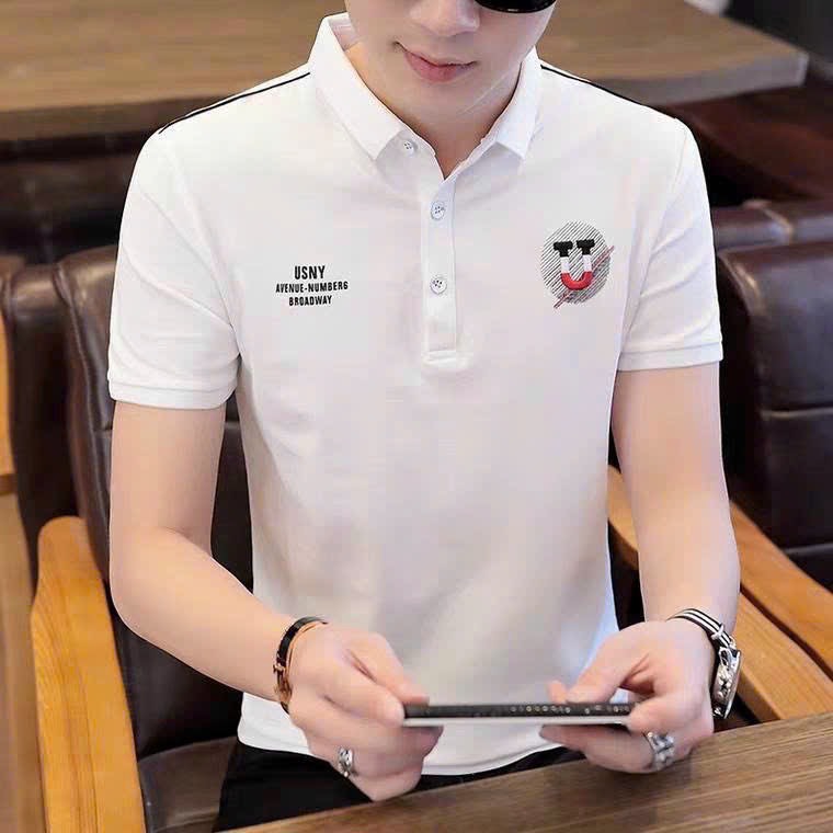 Áo Polo nam nữ thêu 2 bên ngực, chất cotton Poly lên form siêu đẹp