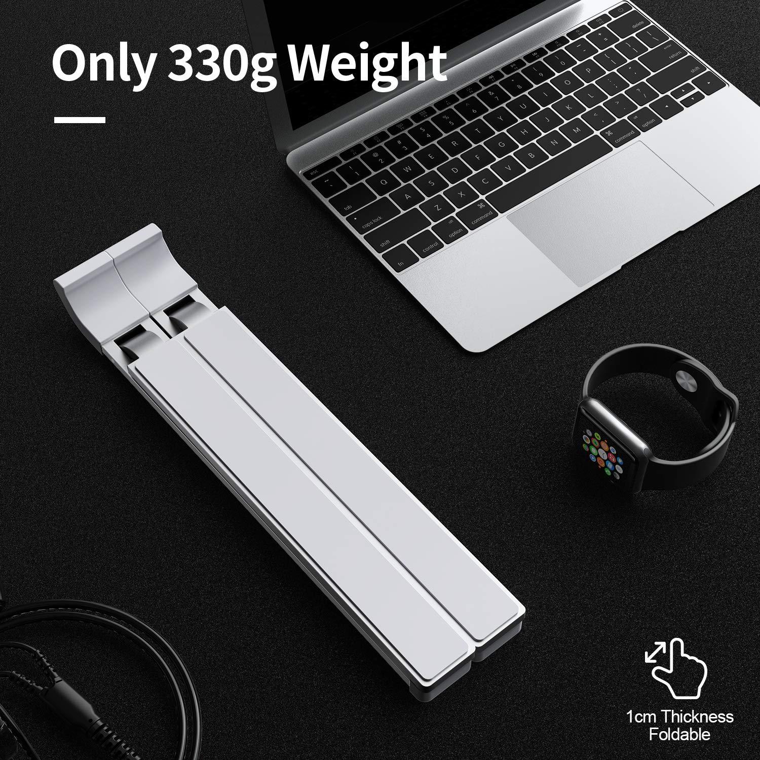 Đế Máy Tính Nhôm Có Thể Gập Lại Đa Chức Năng Dành Cho Máy Laptop Ipad Pc