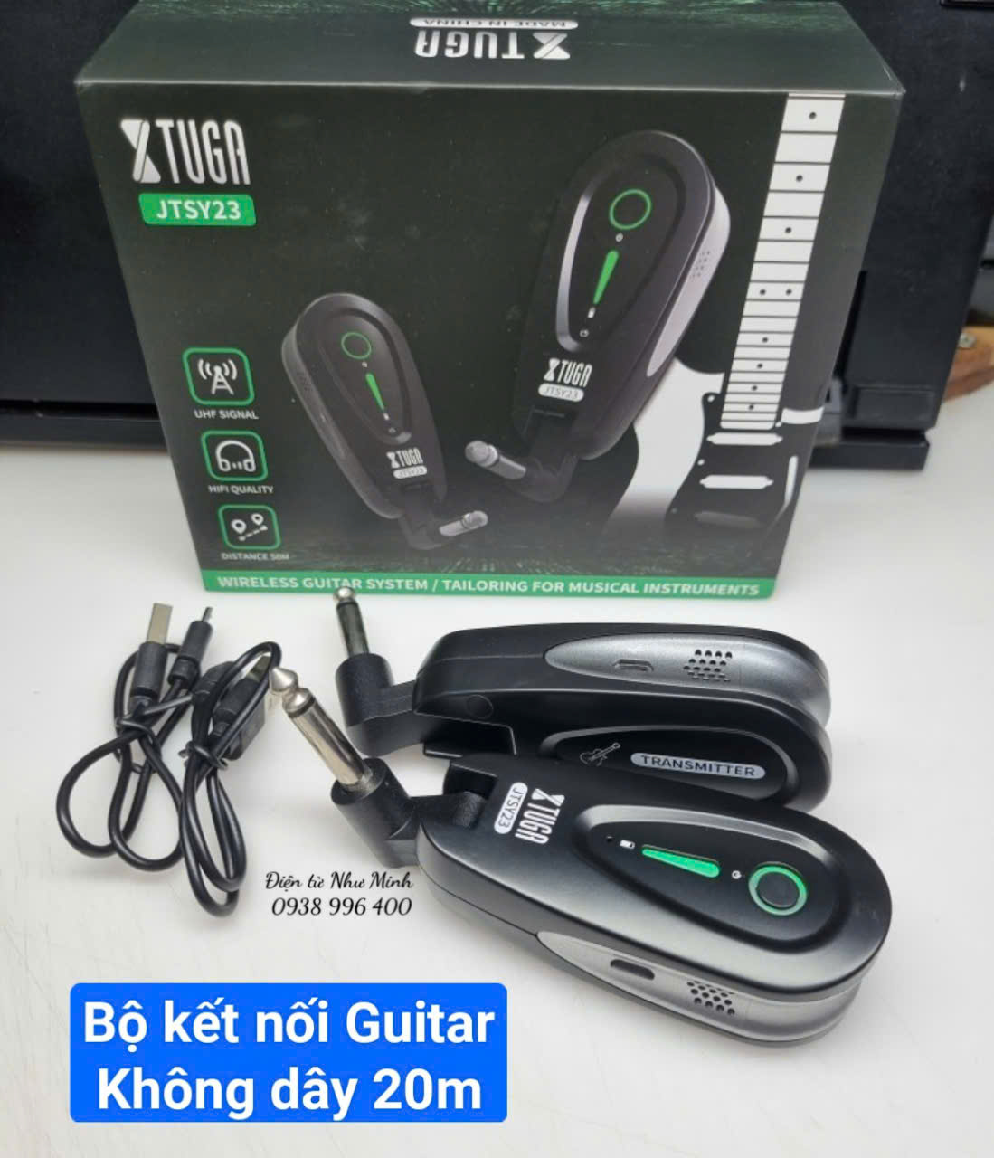 Bộ Phát Tín Hiệu Không Dây Chguyên Dùng cho đàn Guitar điện - Hàng Chính Hãng