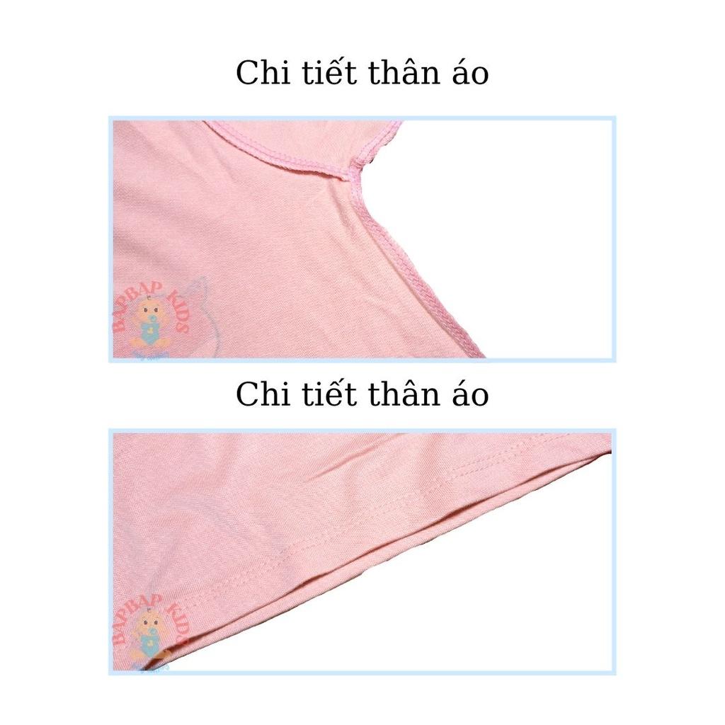 Bộ Cộc Tay Cho Bé Trai, Bé Gái BAPBAP Vải Thun Lạnh Minkymom Họa Tiết Hoạt Hình Dễ Thương, Đồ Bộ Trẻ Em Mặc Nhà CTHH