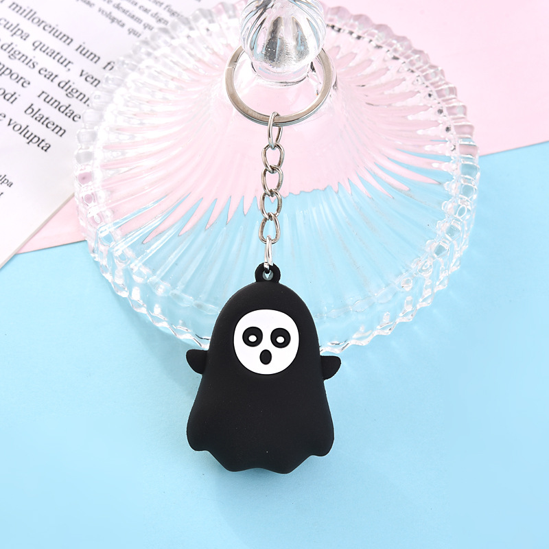 5 Cái Móc khóa Halloween hoạt hình quà tặng ngày lễ mặt dây chuyền cặp học sinh đồ trang trí xe hơi bí ngô dơi