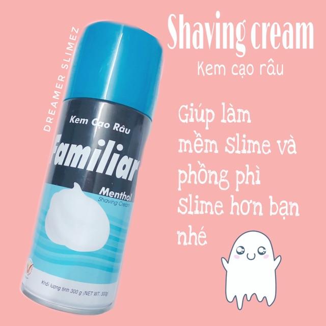 Kem cạo râu - Nguyên liệu làm mềm slime - Nguyên liệu không thể thiếu - Shaving cream