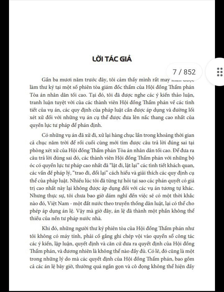 Án lệ Việt Nam - Phân tích và luận giải tập 1