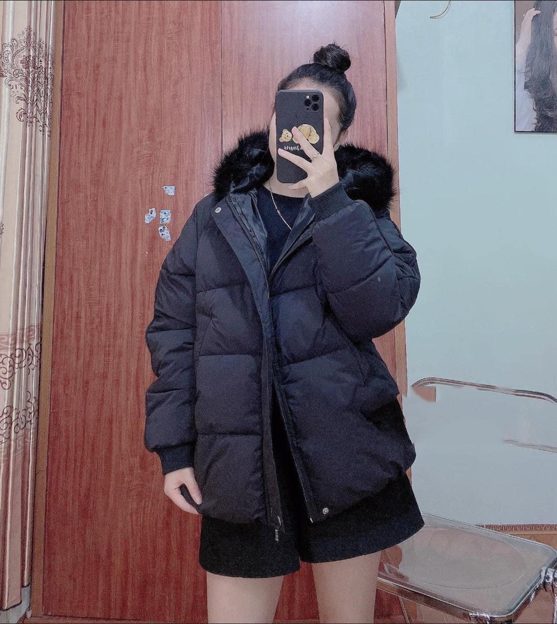 Áo Khoác Phao Nữ Ulzzang Hàn Quốc