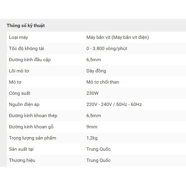 Máy khoan bắt vít Dongcheng DJZ02-6A - Hàng chính hãng