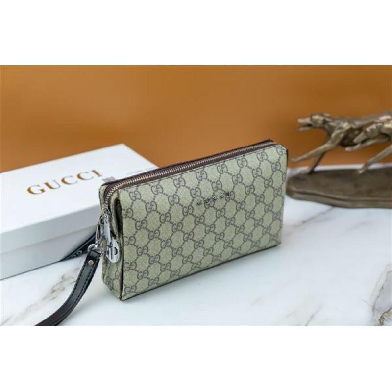 CLUTCH CẦM TAY NAM NỮ UNISEX KHOÁ SỐ GUCCI1579 FULLBOX