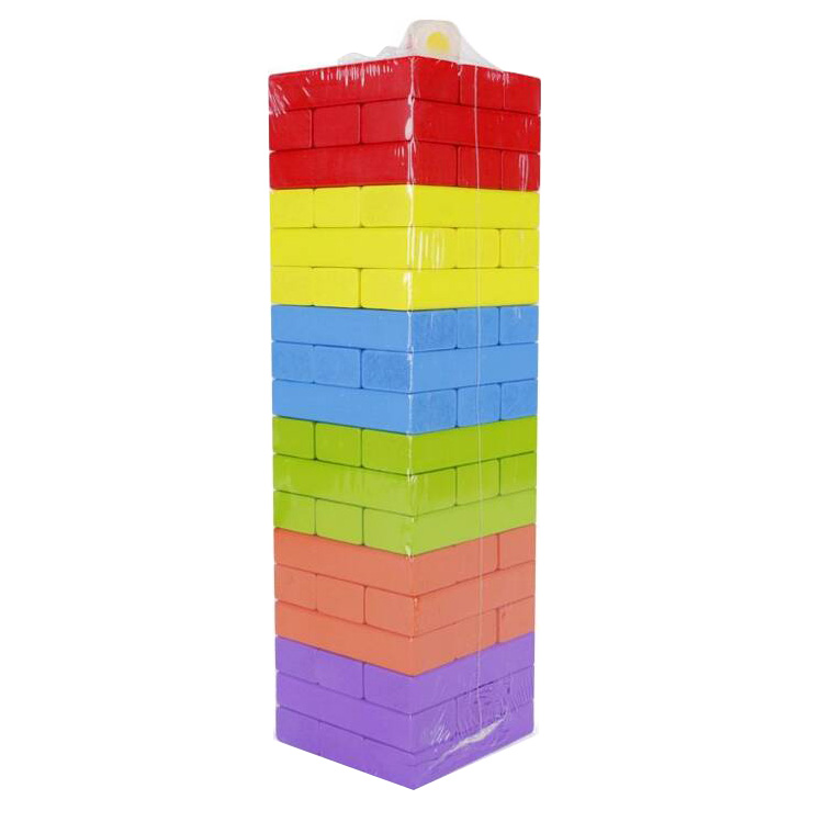 Boardgame Rút Gỗ Màu Jenga cỡ lớn 30cm